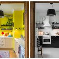Helen Sürje suur maalritöö: Köök sai šiki kujunduse — kollasest must-valgeks