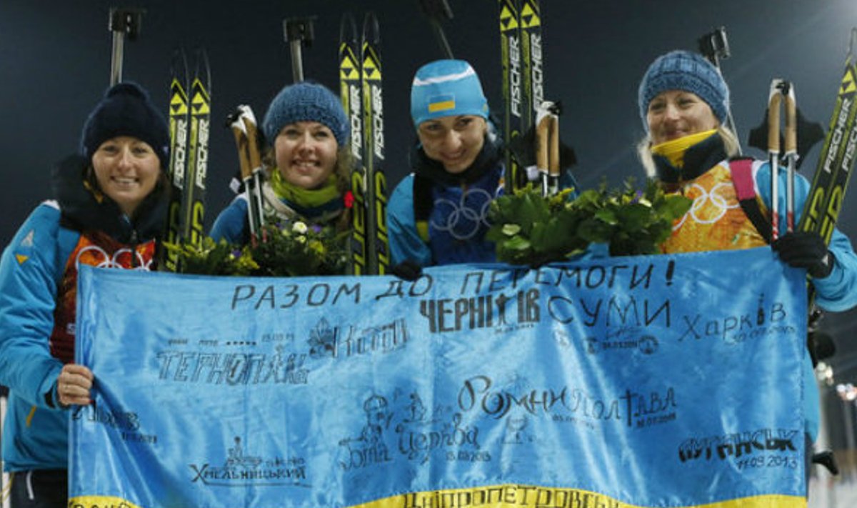 Ukrainlannade olümpiavõit - kodust kaost ja vägivalda trotsides