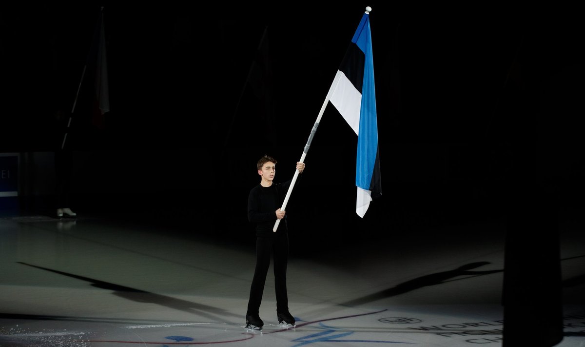 Arlet Levandi kaks aastat tagasi iluuisutamise juunioride maailmameistrivõistluste avamisel Tondiraba jäähallis.