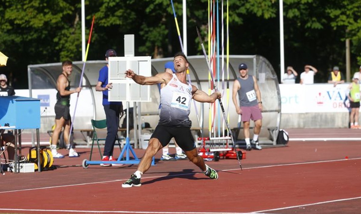 Magnus Kirt Eesti meistrivõistlustel.