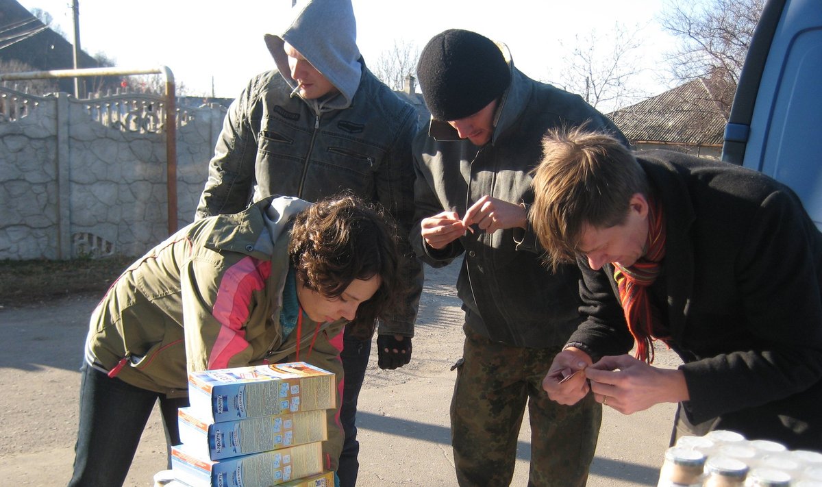 Eestlaste annetuste eest ostetud humanitaarabi Ukrainas