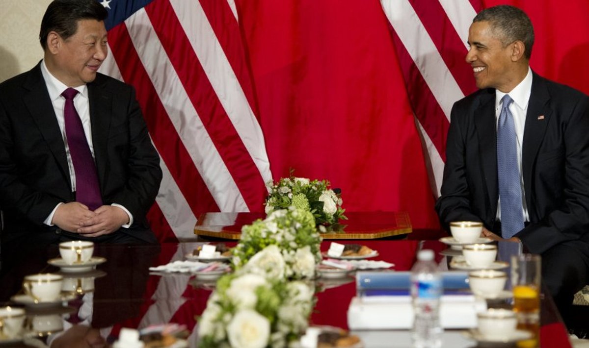 Hiina president Xi Jinping ja USA president Barack Obama