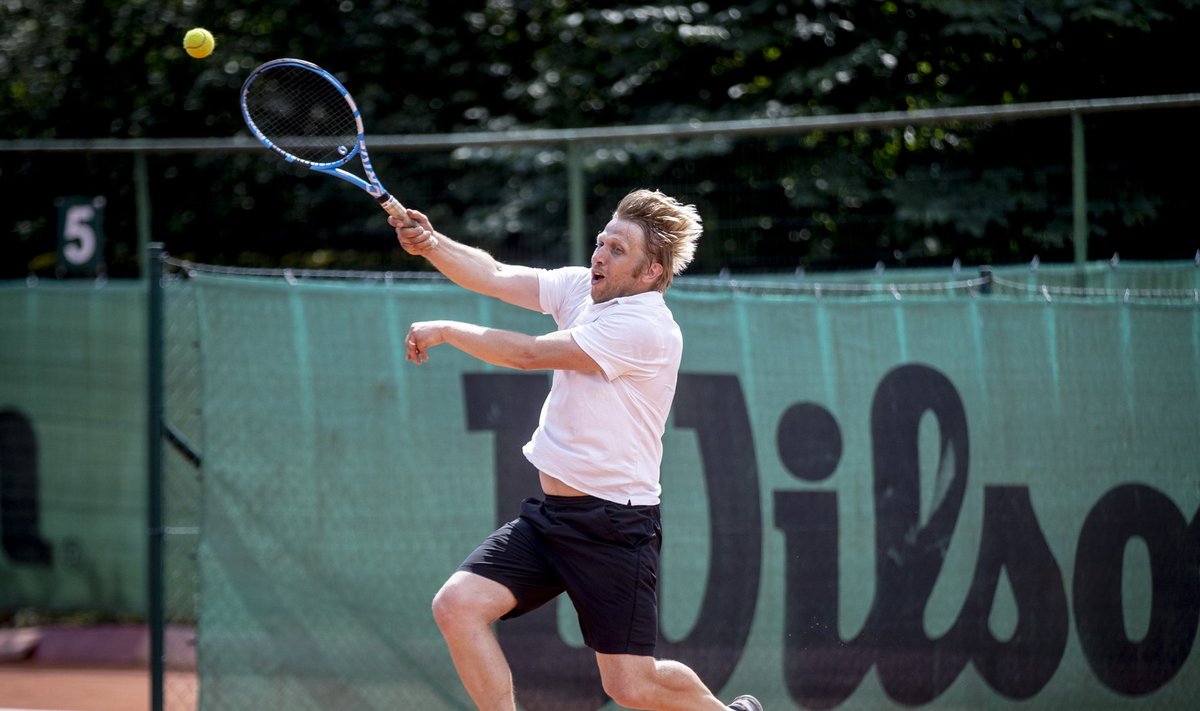 Jaanus Karilaid näitas vinget tennisevormi.