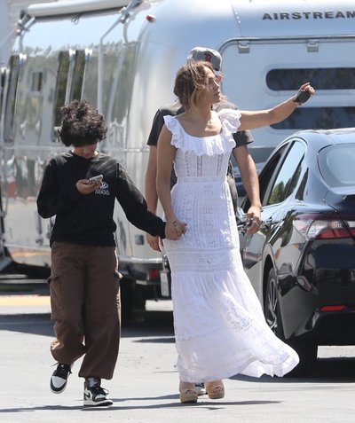 Jennifer Lopez ja Emme möödunud nädalal Los Angeleses.