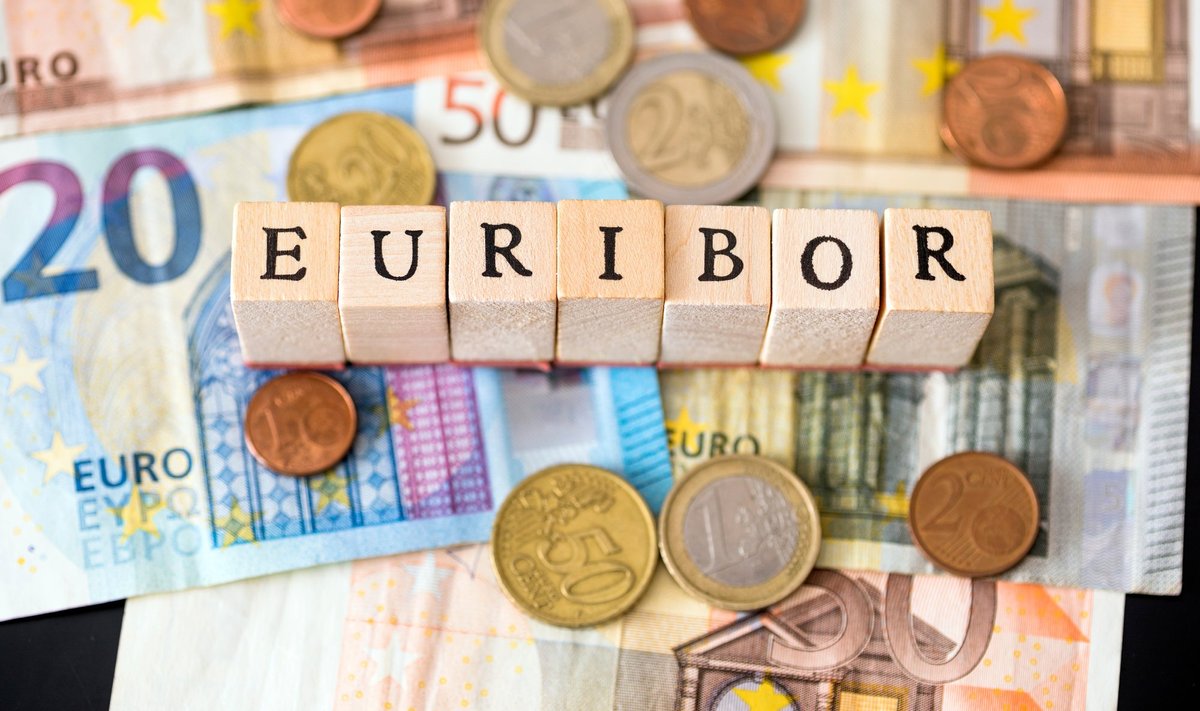 Euribor,Closeup,Concept.,Euro,Interbank,Offer,Rate.,European,Economy,Cash