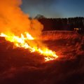 ФОТО | Самовольное сжигание травы привело к большому пожару