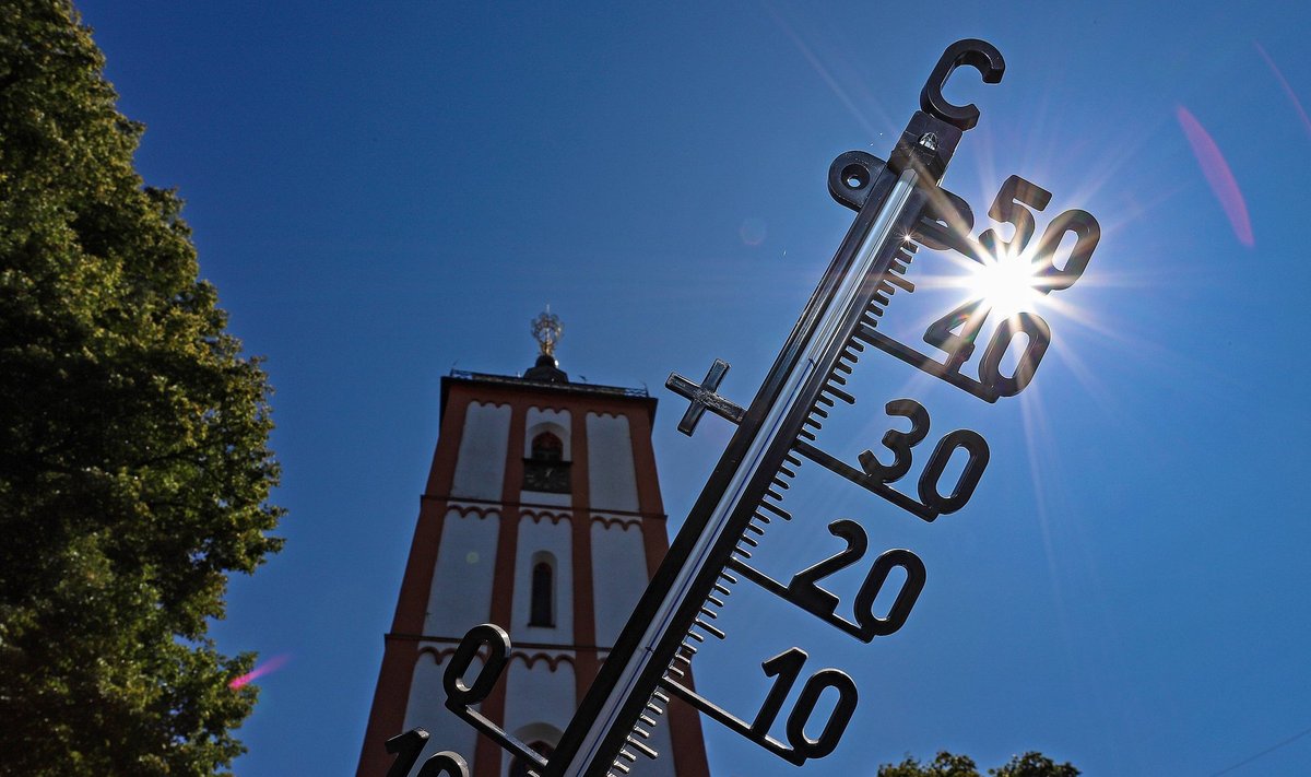 Termomeeter näitab mitmel pool üle 30 kraadi sooja