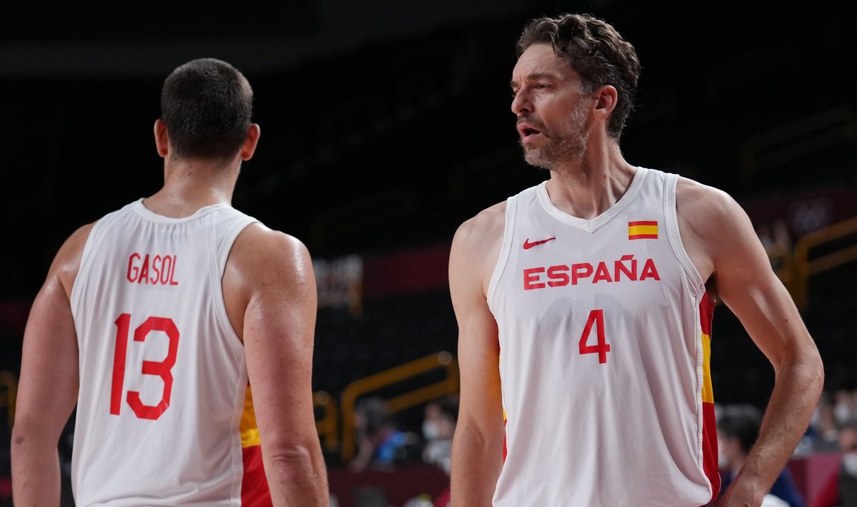 Marc (vasakul) ja Pau Gasol. Olümpiakuld tuleb kas Tokyos või mitte kunagi.
