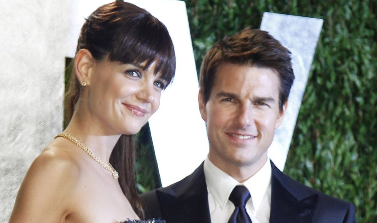 Katie Holmes ja Tom Cruise aastal 2012