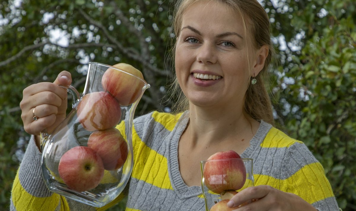 Lagle Heinmaa selgitas doktoritöö käigus välja, missugustest õuntest ja mis pressi abil saab kõige tervislikuma mahla.