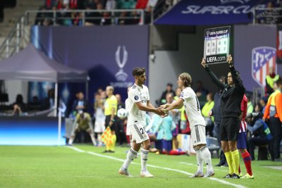 2018. aastal Tallinnas peetud UEFA superkarikamängus sekkus Modrić 57. minutil vahetusest Marco Asensio asemele.