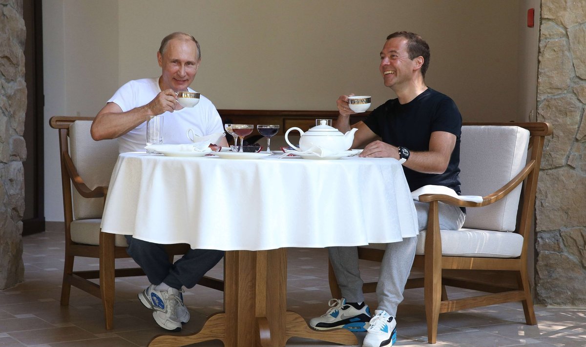 Vladimir Putin ja Dmitri Medvedev