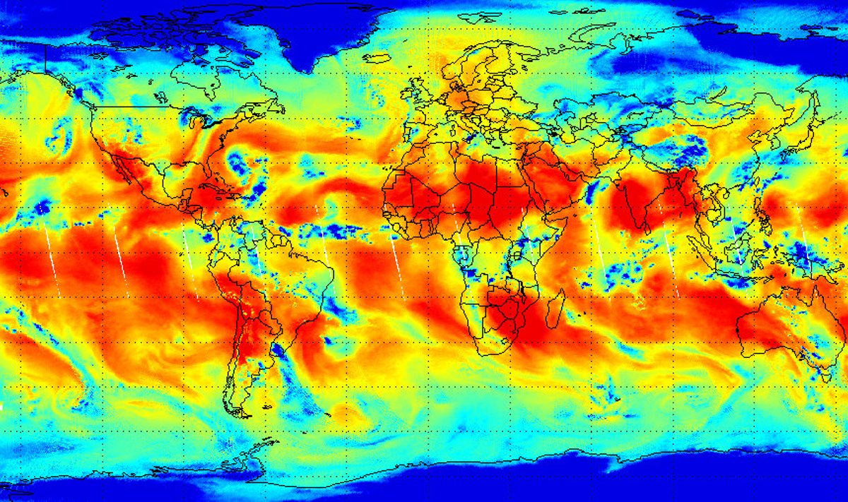 NOAA satelliidipilt veeaurust Maal