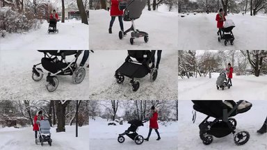 VIDEO | Lõbus ja lumine test - milline lapsevanker saab päriselt meie talvega hakkama?