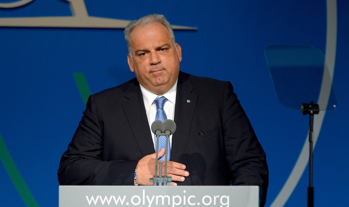 Rahvusvahelise maadlusliidu serblasest president Nenad Lalovic.