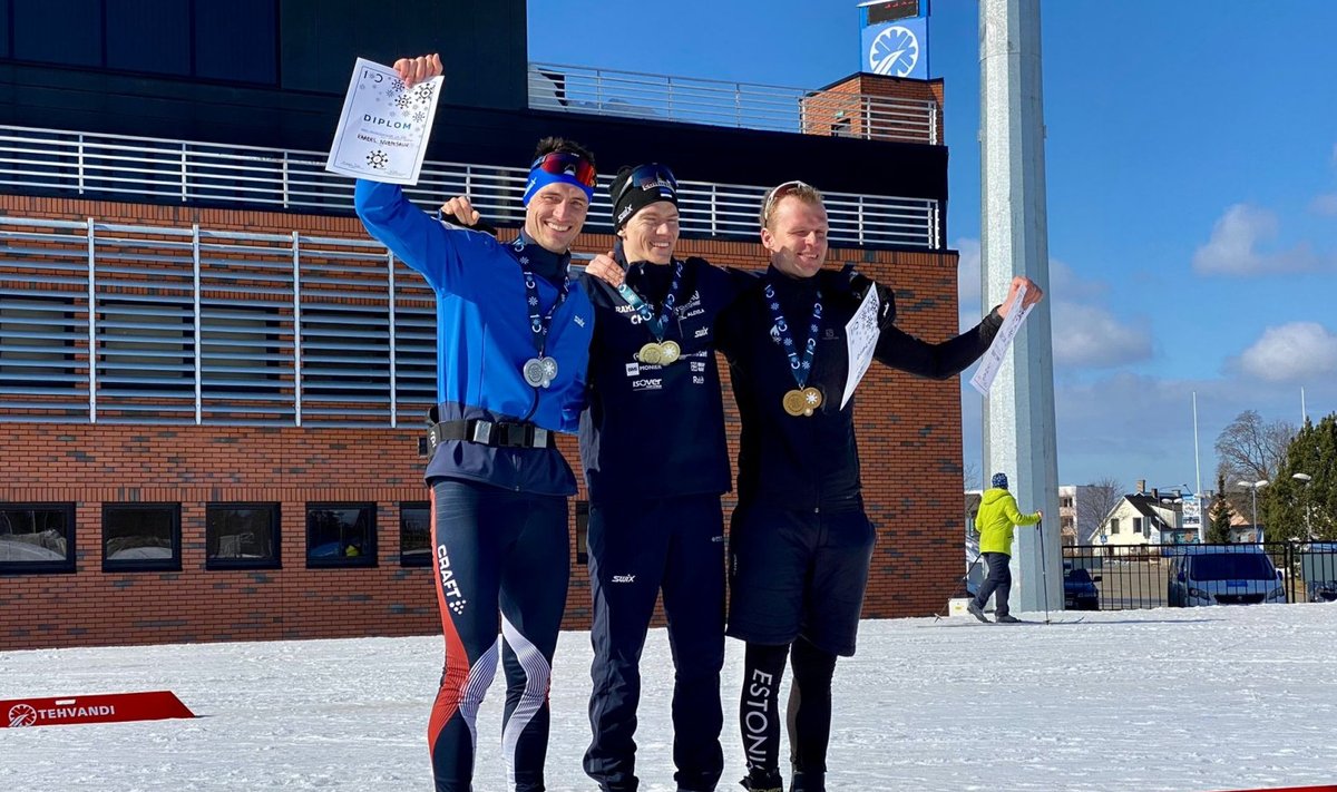 Vasakult: Kaarel Nurmsalu, Kristjan Ilves ja Karl-August Tiirmaa