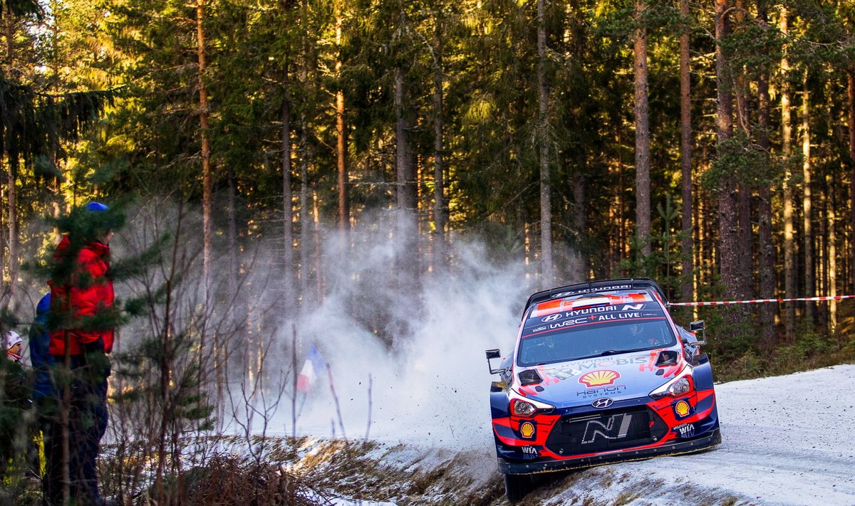 Ott Tänak mullusel Rootsi rallil