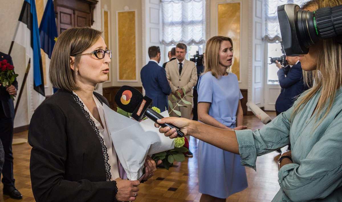 "Ta on väga hea kandidaat, ei saa aru, milles probleem," kiidab Lea Danilson-Järg Jüri Raatmad.