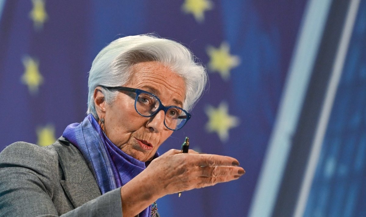 Euroopa Keskpanga president Christine Lagarde usub, et inflatsiooni ohjeldamiseks tuleb intressimäärasid edasi tõsta.