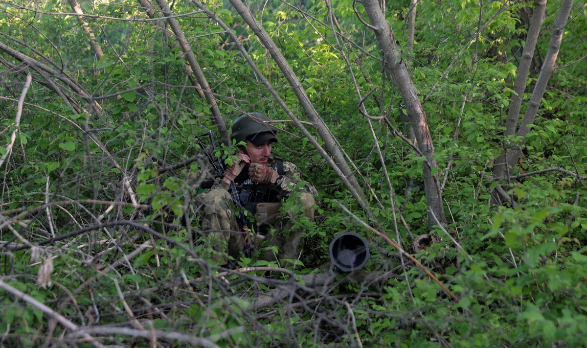 Ukraina patrull Harkivi regioonis, kus ukrainlased on suutnud venelasi tagasi suruda.