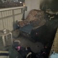 FOTO | Hooletust suitsetamisest süttinud rõdupõleng ohustas korterit