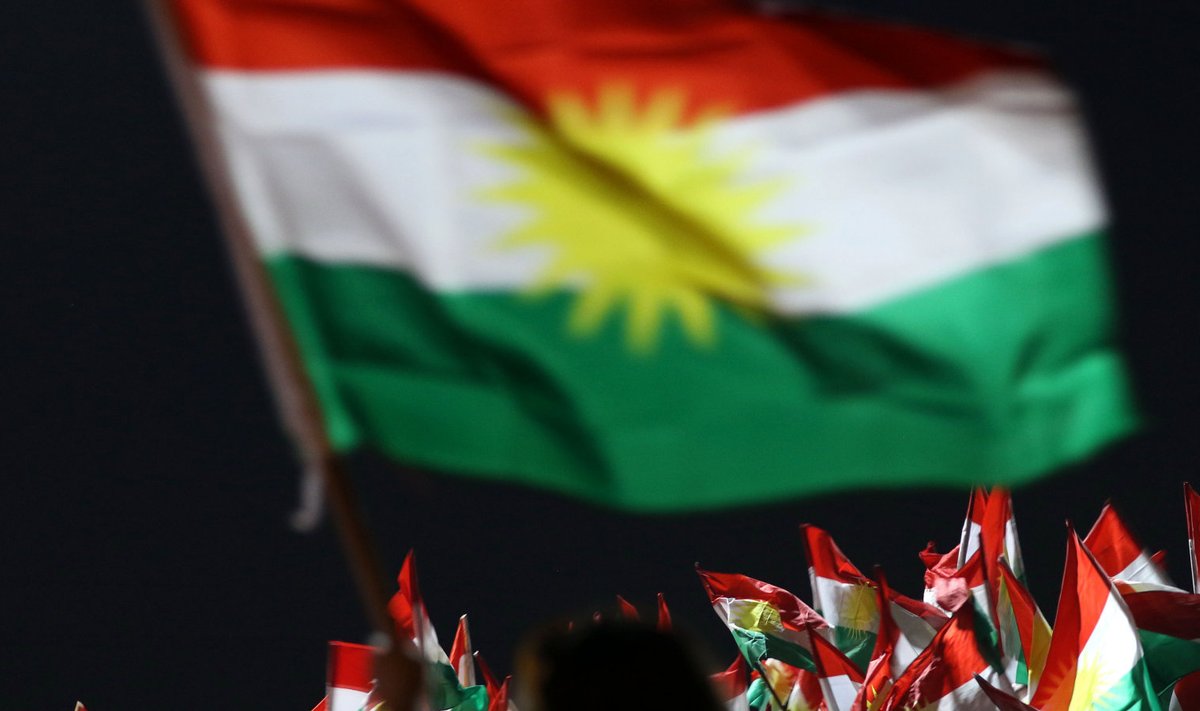 Vaba Kurdistani lipp lehvib praegu vaid Iraagi kohal.