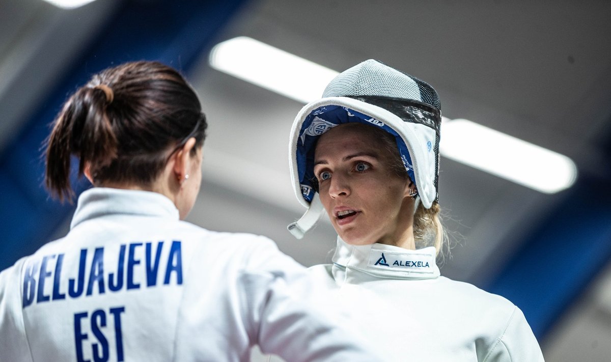 Katrina Lehis (paremal) on suursoosik kahes kategoorias, Julia Beljajevat (vasakul) individuaalselt kandidaadiks ei seatud.
