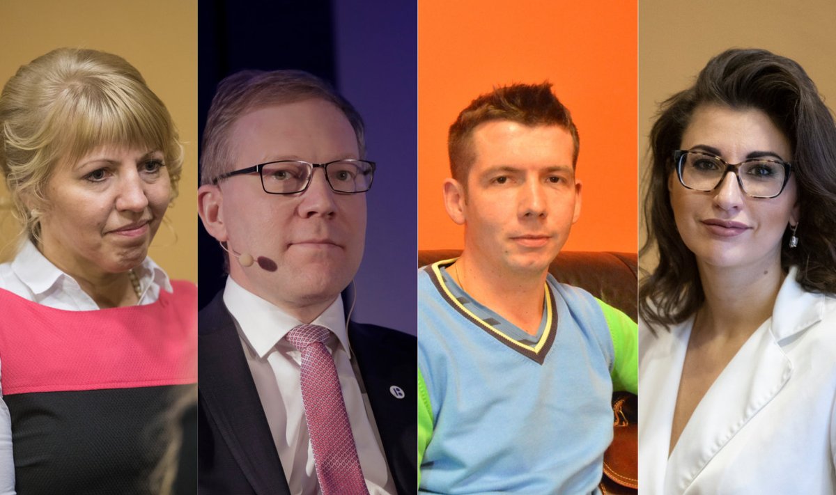Vasakult: Karin Tammemägi, Marko Mihkelson, Martin Repinski, Olga Ivanova
