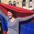 VIDEO JA FOTOD | Kümnete tuhandete kaasmaalastega peaministri tagasiastumist tähistav naine: läksin Eestist Armeeniasse vaid käimasolevate sündmuste tõttu