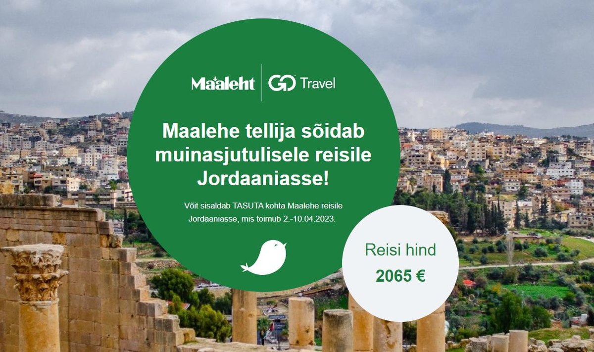 Maalehe reis Jordaaniasse.