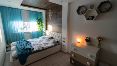 FOTOVÕISTLUS “Minu stiilne magamistuba“ | Nutikalt kujundatud magamistuba Õismäe paneelmajas