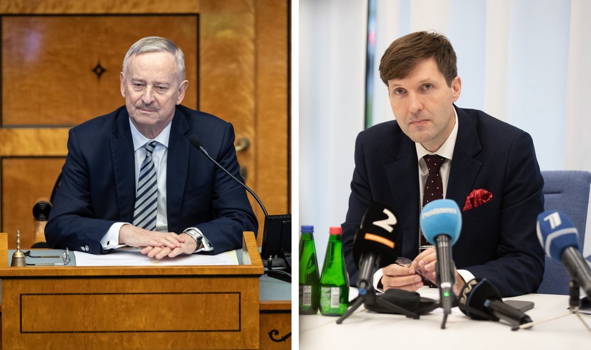 Riigikogu aseesimees Siim Kallas ja rahandusminister Martin Helme