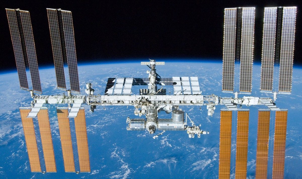Rahvusvaheline kosmosejaam. Foto: NASA/Crew of STS-132