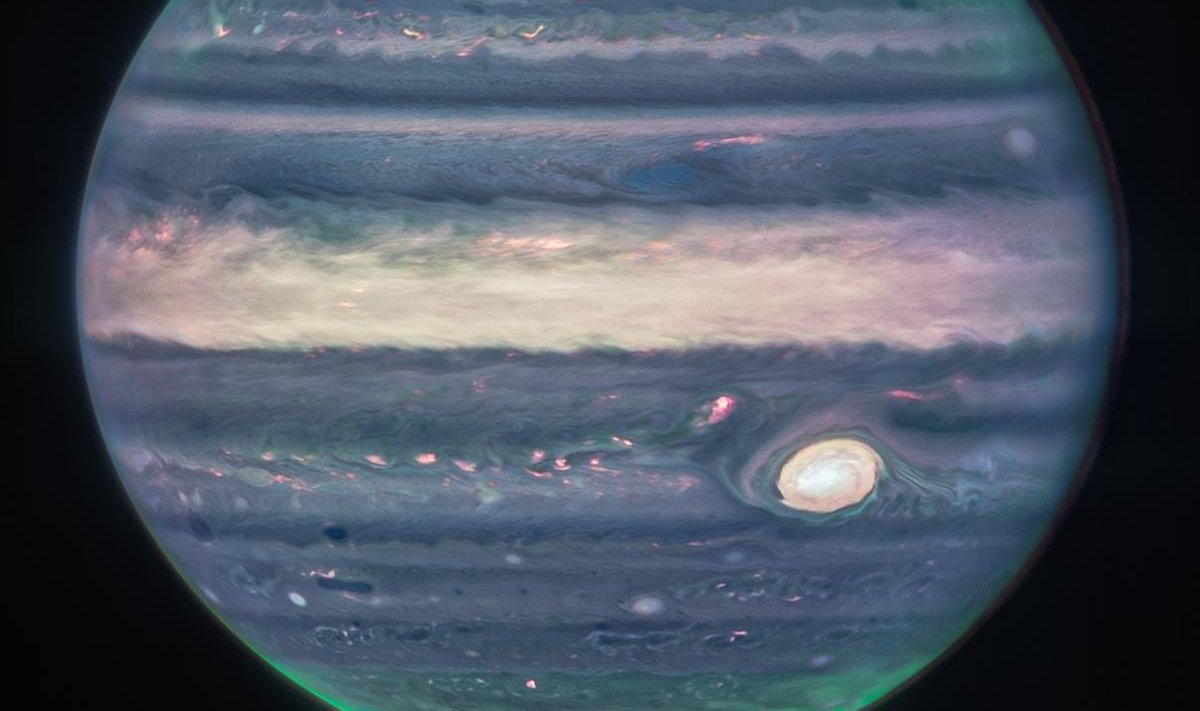 James Webbi ülesvõte Jupiterist