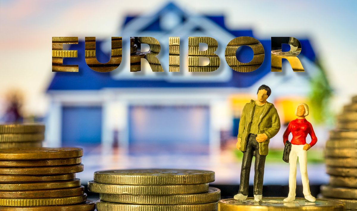 Euribor,Mortgage,Concept,Of,Home,Loan,Benchmark,Rising