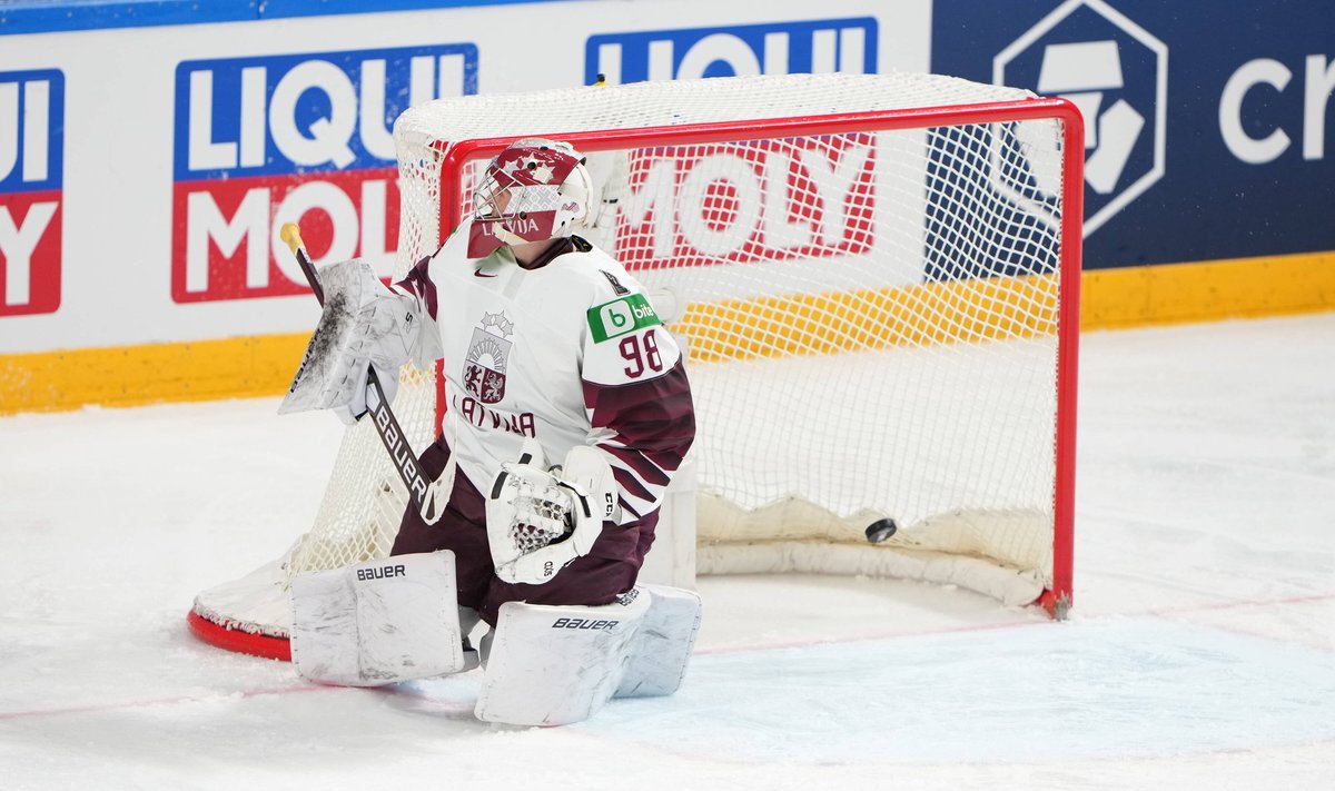 Hokejs, pasaules čempionāts 2021: Latvija - Vācija - 2