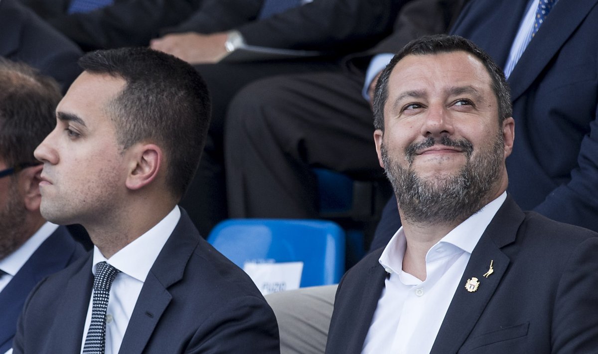 Luigi di Maio ja Matteo Salvini 