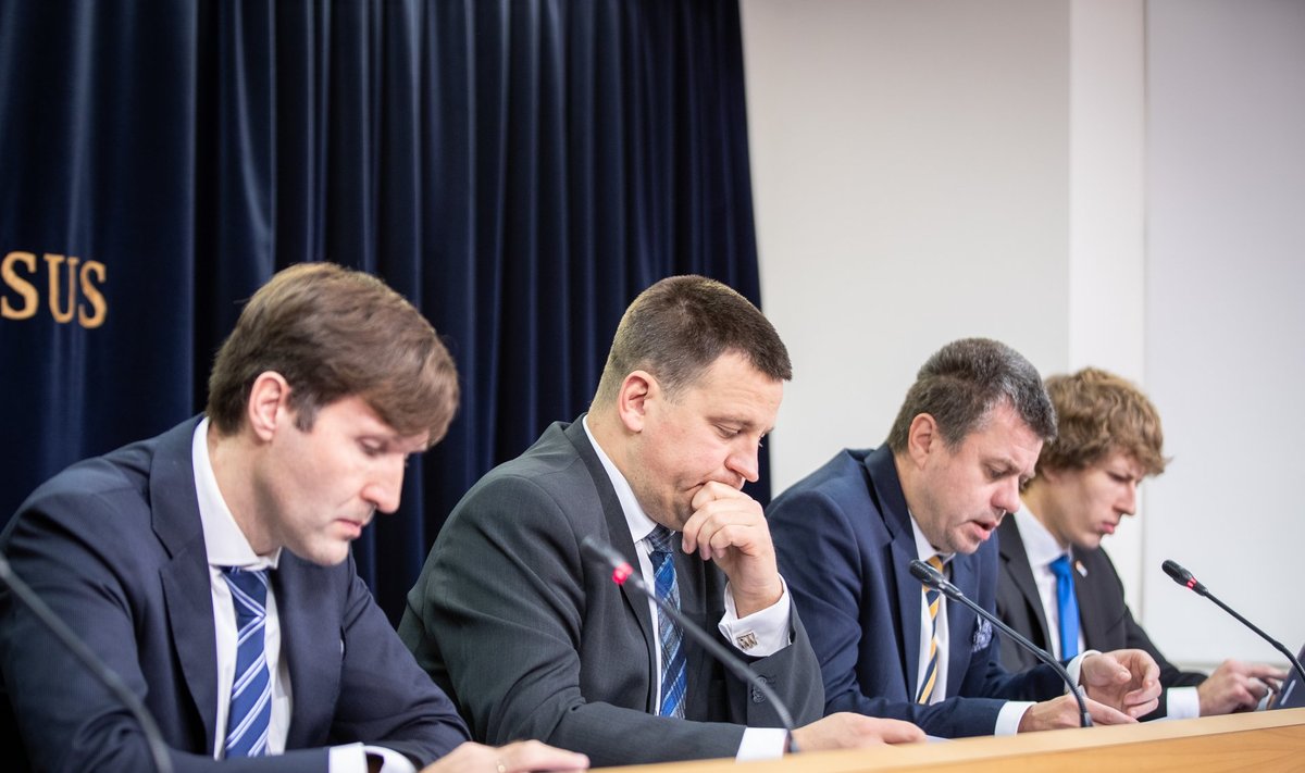 Vasakult: Martin Helme ja Jüri Ratas