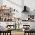 Kuidas kujundada köögis olevaid avatud riiuleid?