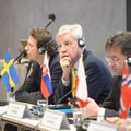 VAATA TÄISMAHUS: Põhja- ja Baltimaade ning Visegradi riikide välisministrid rääkisid Narvas pressikonverentsil Ukraina kriisist