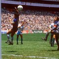 Pall, mille Maradona lõi „jumala käega“ väravasse, läheb oksjonile