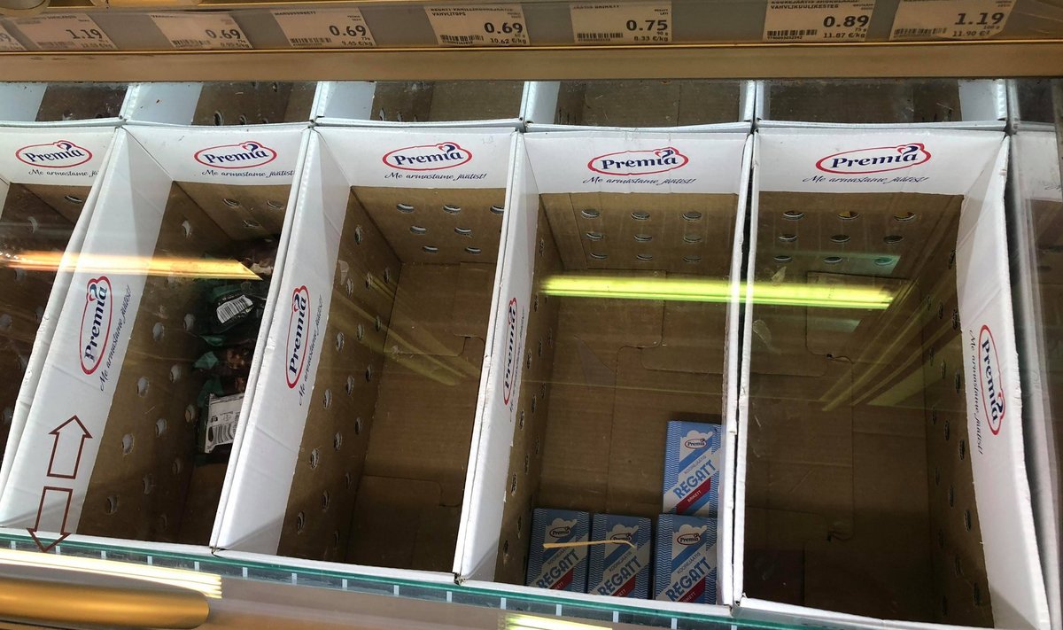 Viimsi Selveris pole enam jäätist