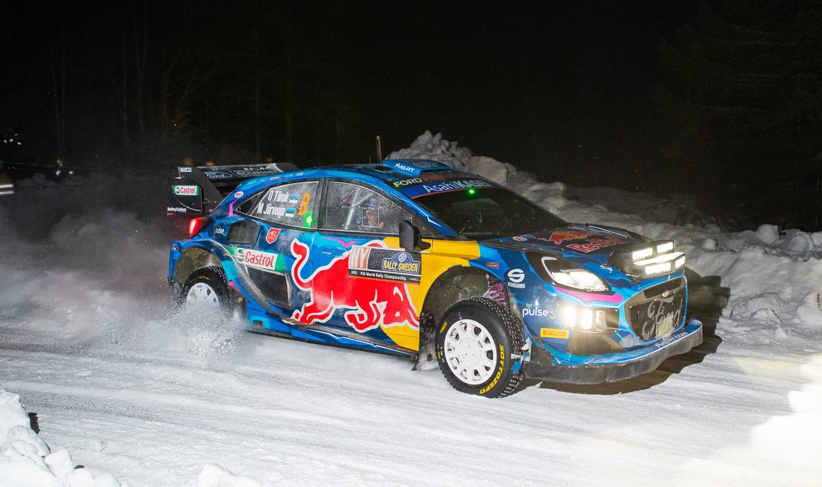 Ott Tänak ja Martin Järveoja Rootsi rallil 2023