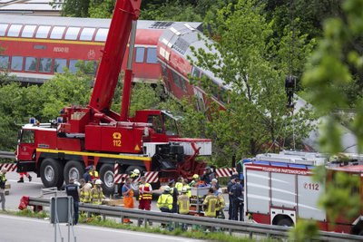 Крушение поезда в Германии