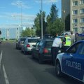 FOTO: Lasnamäe kanalis toimus ahelavarii, sündmuskoha läheduses on suur ummik