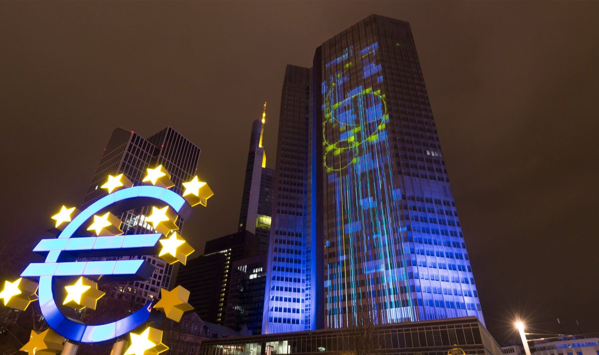 Euroopa Keskpanga peahoone.