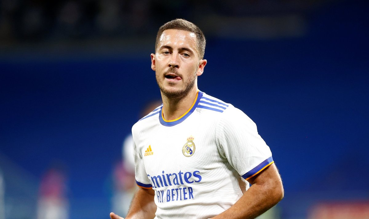 Eden Hazard Madridi Reali särgis.