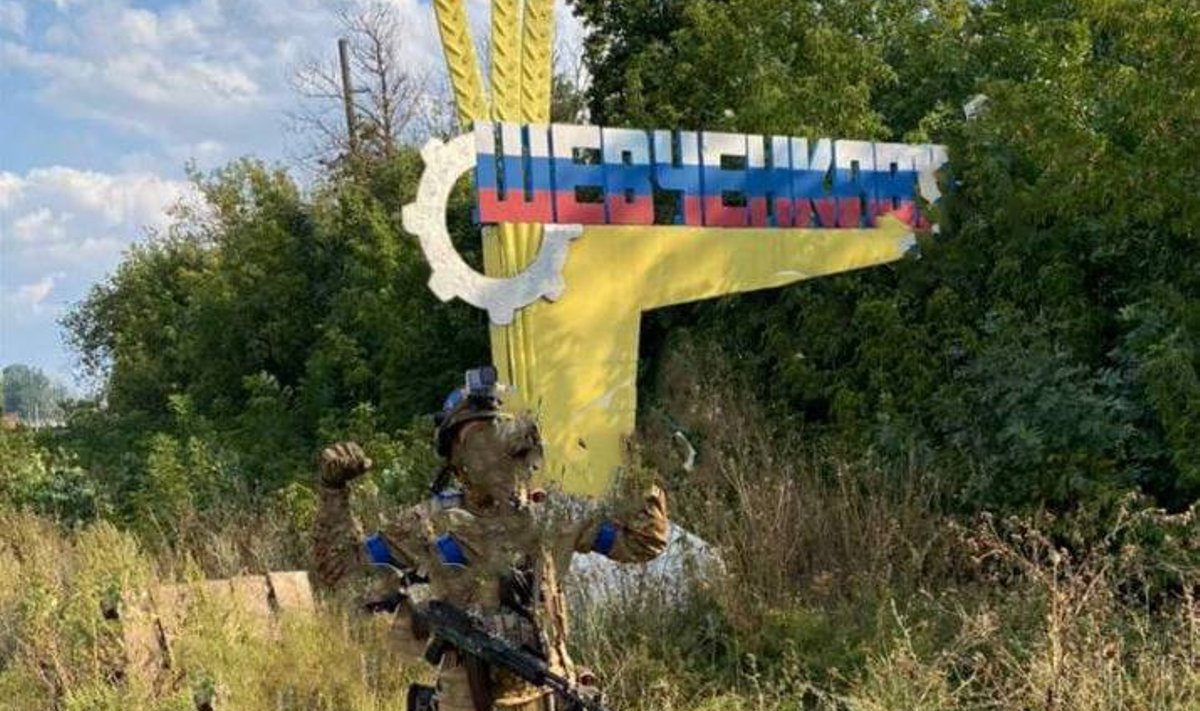 Ukraina sõdur Ševtšenkove alevis