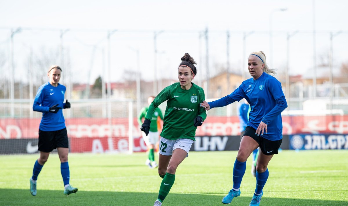 Kodune naiste jalgpallihooaeg algab Tallinna Flora ja Saku Sportingu mõõduvõtuga.