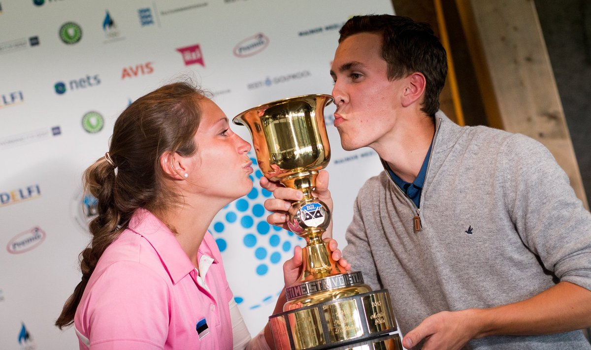 Eesti meistrivõistlused golfis autasustamine